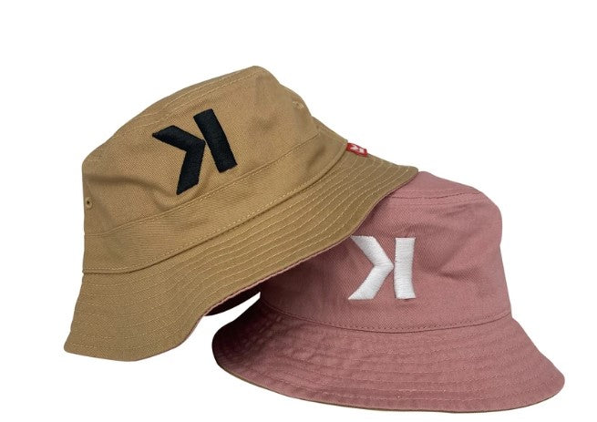 Knogins - Deuce Tan & Pink Bucket Hat