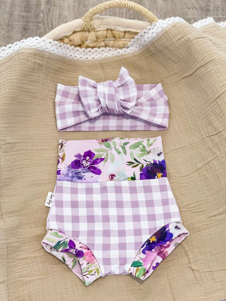 Laci Kay Collective - Handmade Bummies Set | Floral Gingham