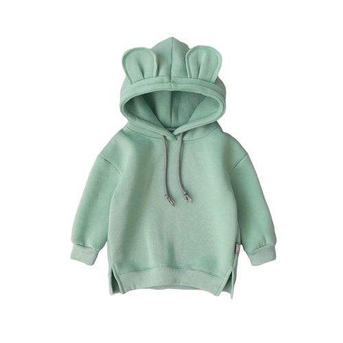 All Ears Hoodie Green My Little Wardrobe