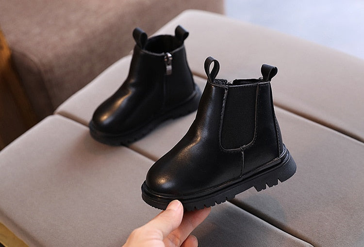 Slip On Worker Boots | Black