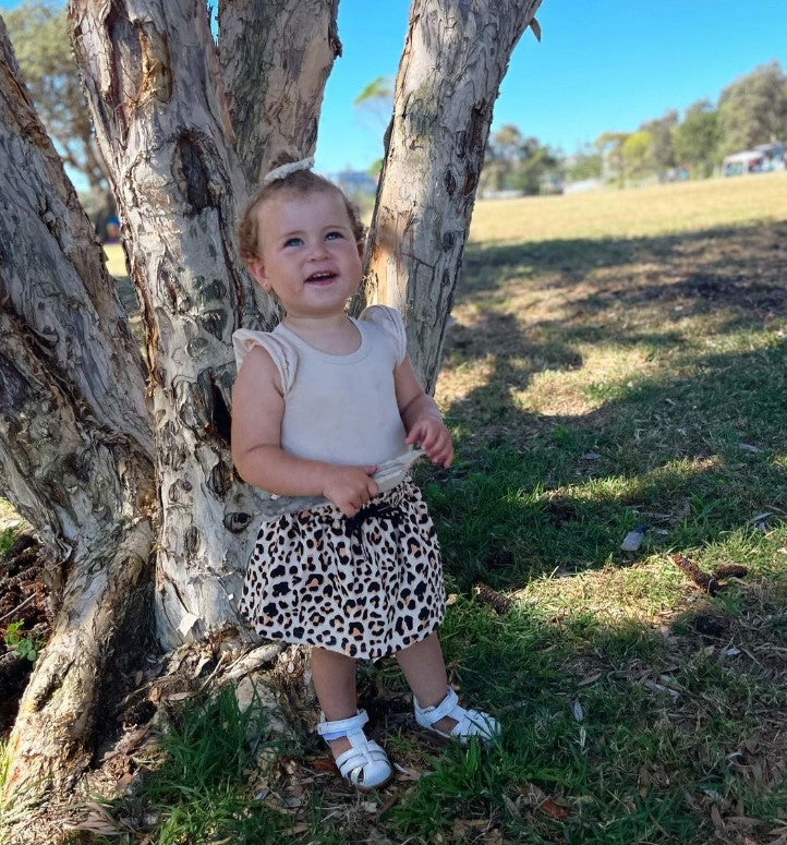 Ballerinas and Boys - Leopard Print Skirt