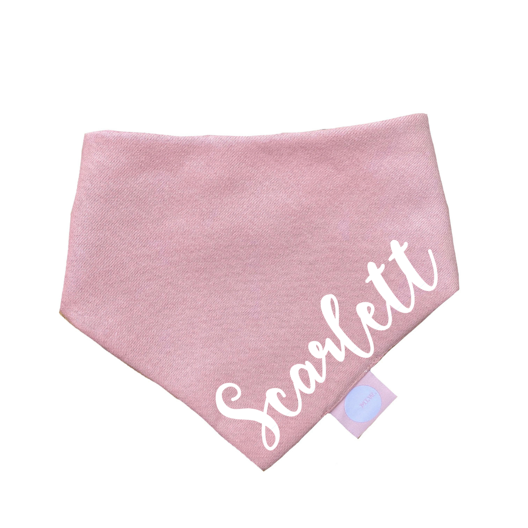 MLW By Design - Personalised Name Bib | Peach *CLEARANCE*