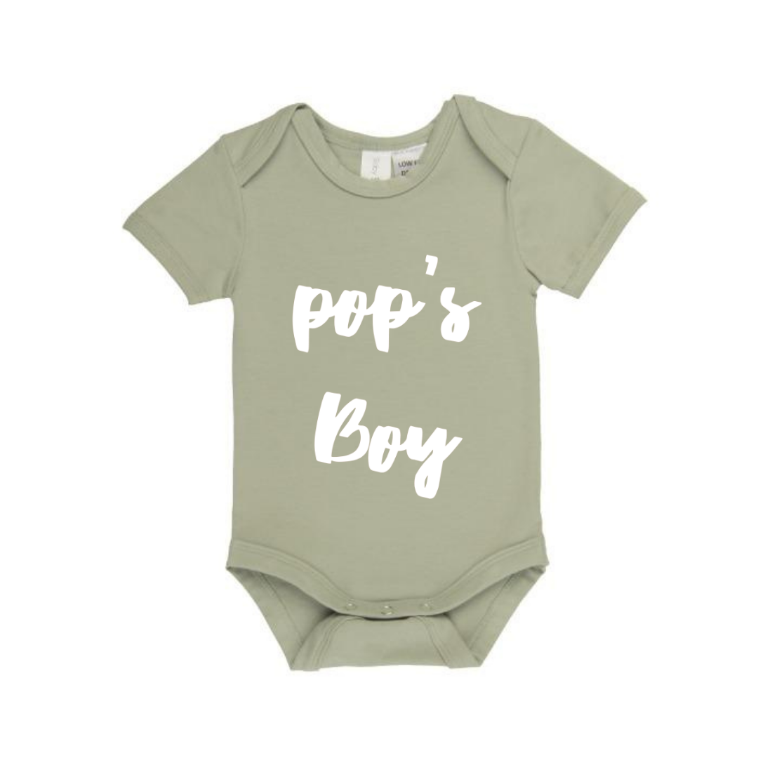 MLW By Design - Pop's Boy Bodysuit | Various Colours