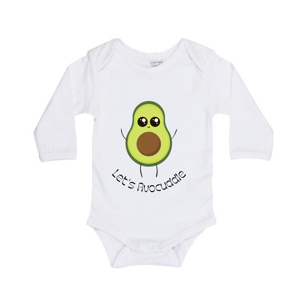 MLW By Design - Let's Avocuddle Bodysuit | White