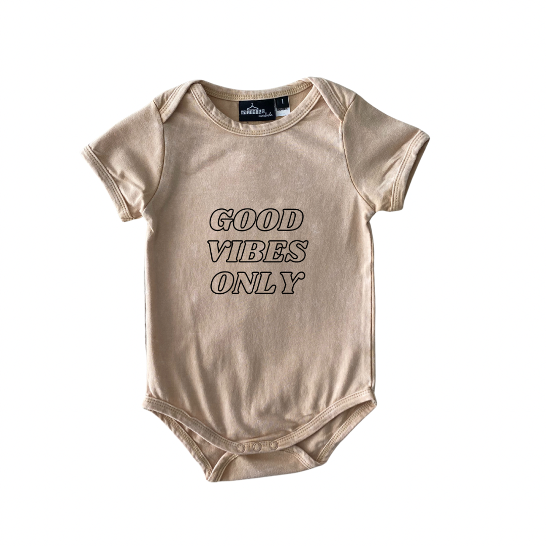 MLW By Design - GVO Stonewash Bodysuit | Black or Sand