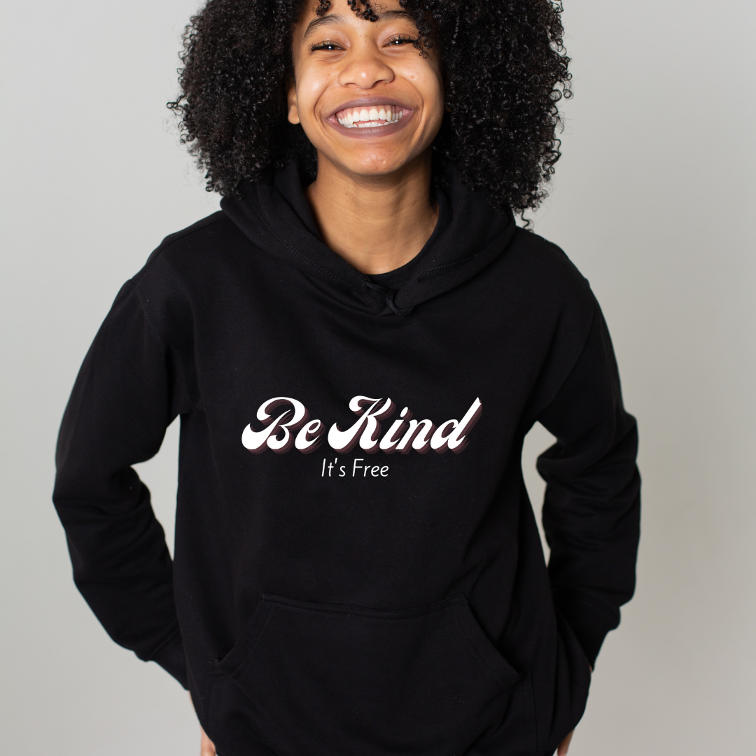 MLW By Design - Be Kind Fleece Adult Hoodie | Black or Pink