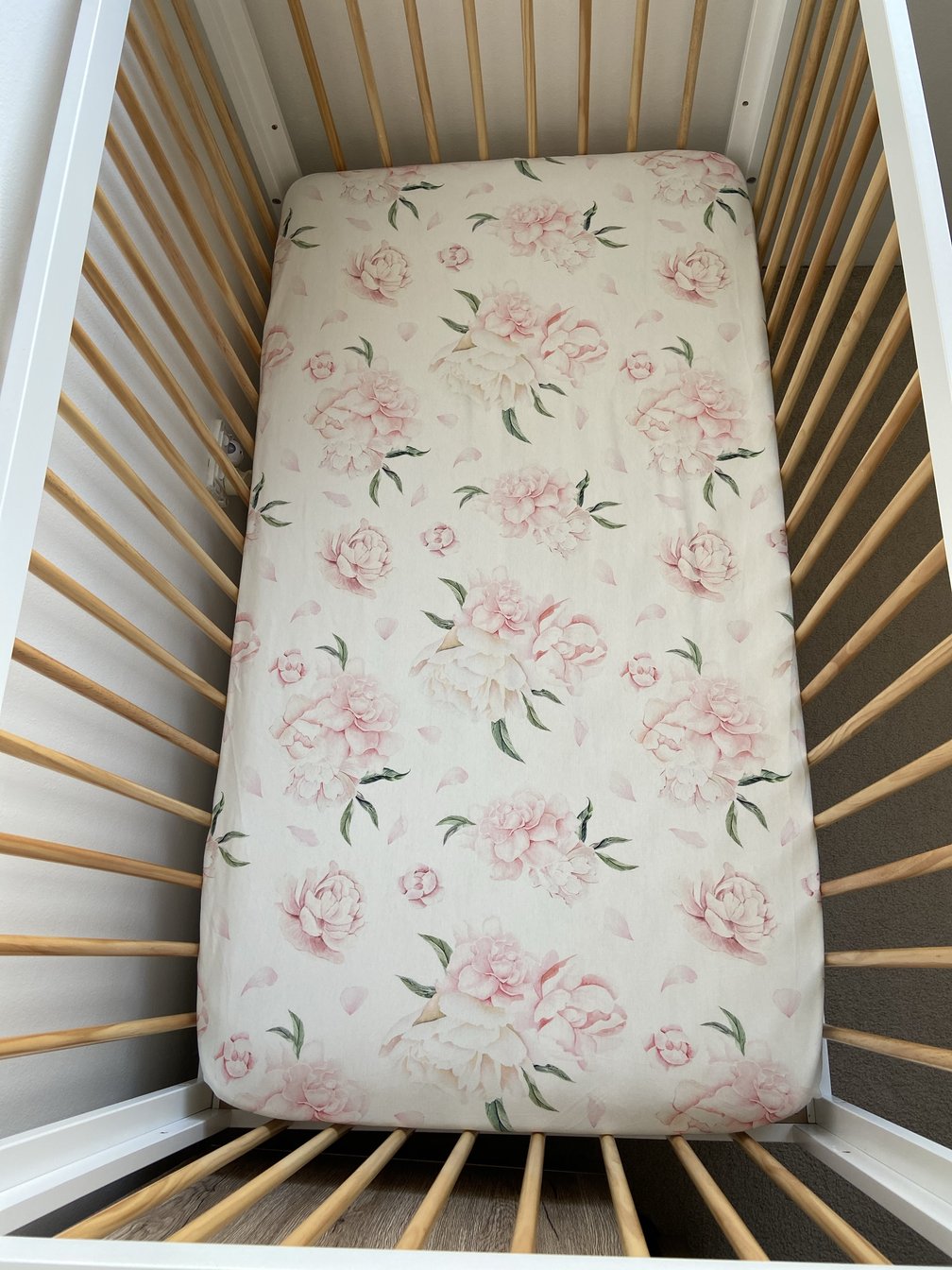 Anchor & Arrow - Cot Sheet | Pretty Peony