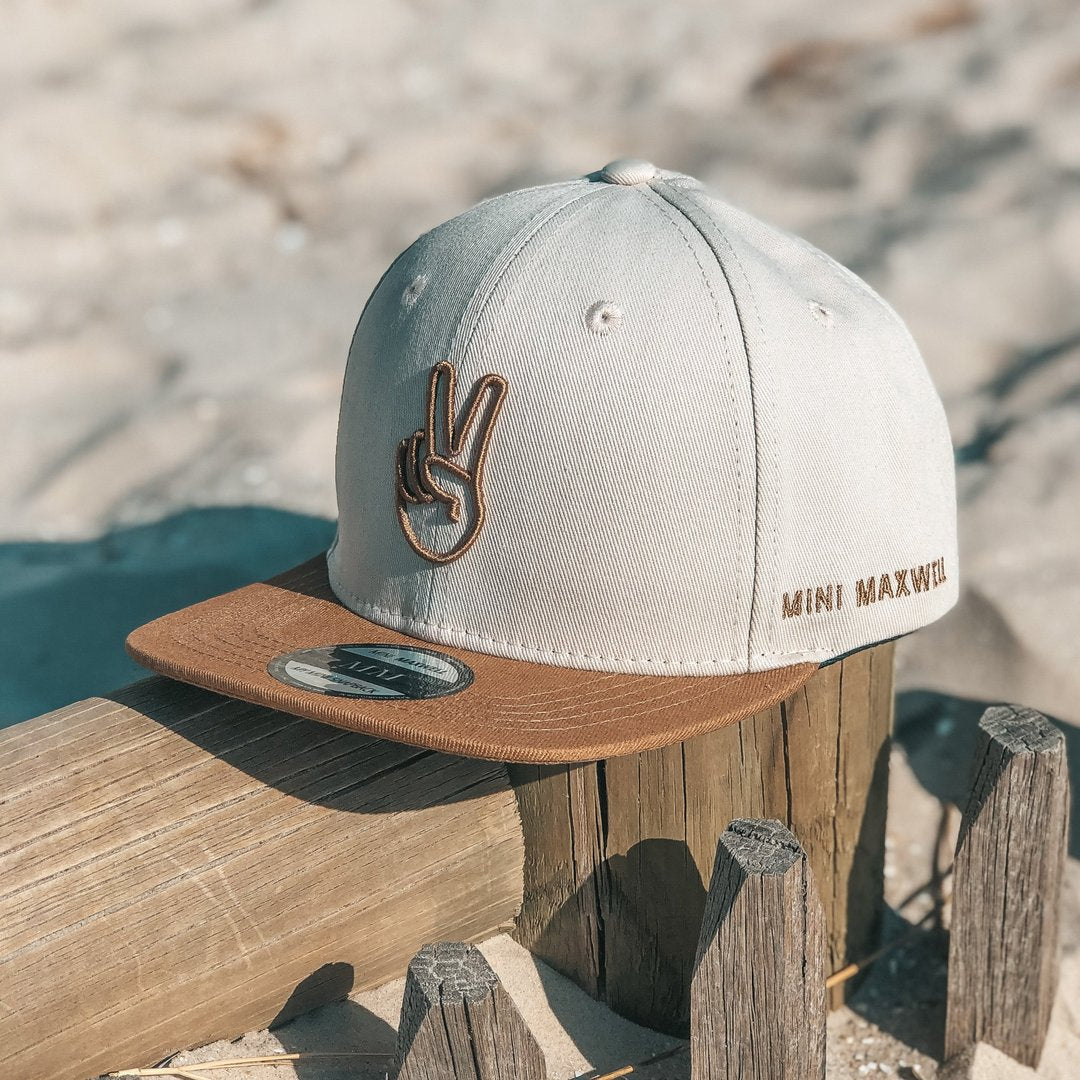 Mini Maxwell - Neutral Peace Out Snapback