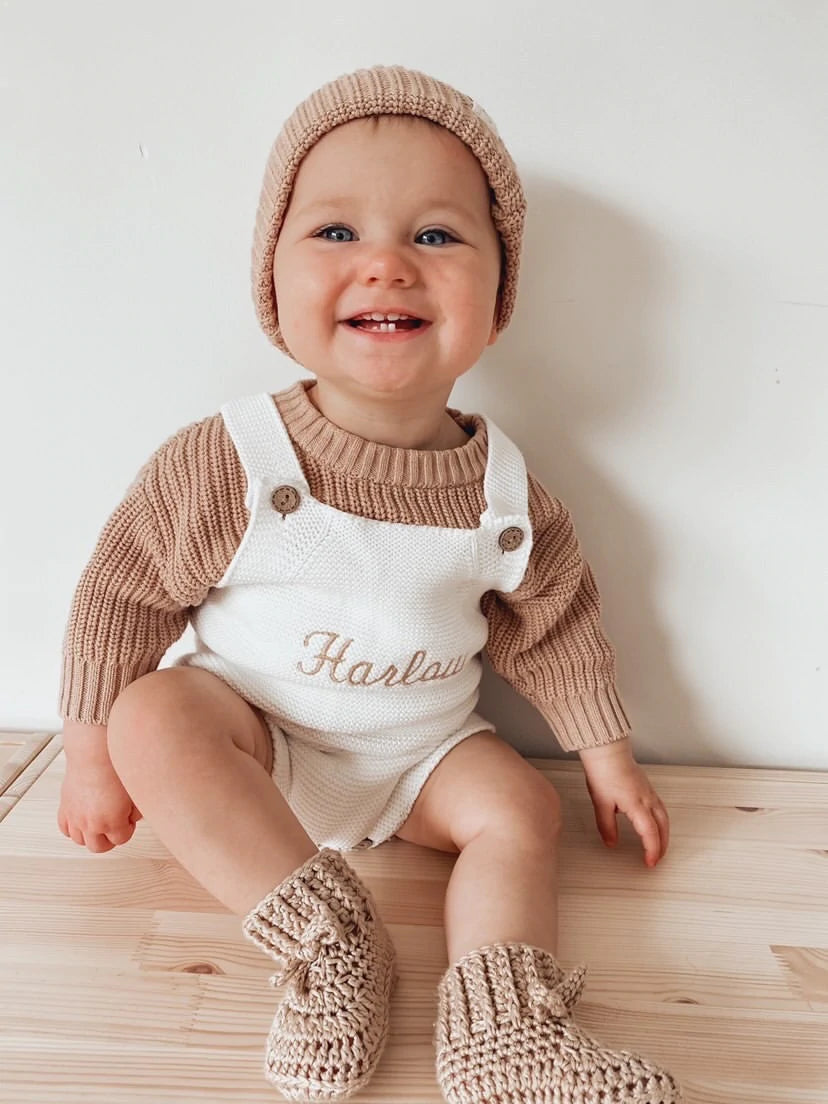 Little Zemi - Personalised Romper White