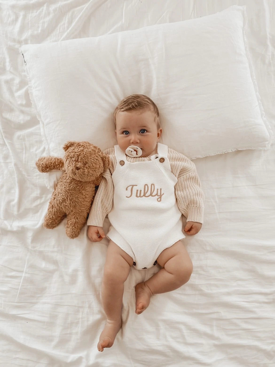 Little Zemi - Personalised Romper White