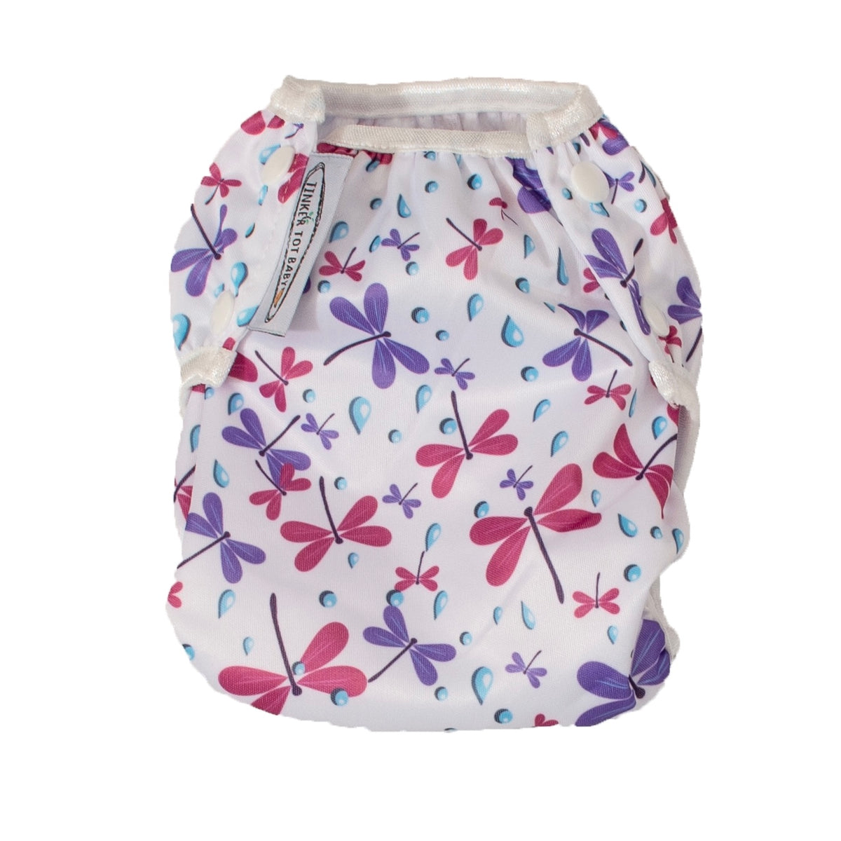 Tinker Tot Baby - Reusable Swim Nappy – Dragonflies & Raindrops