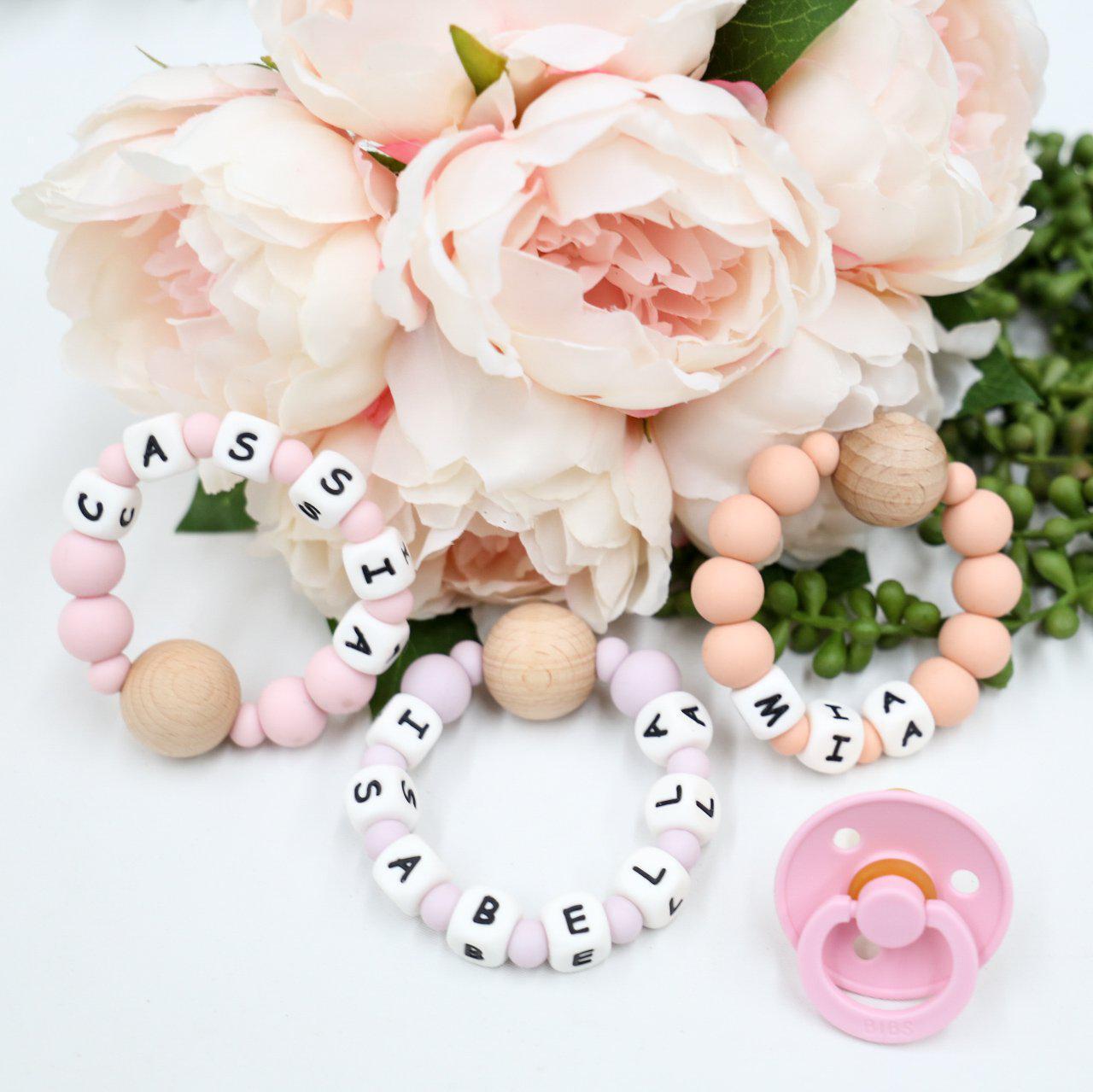 Personalised teethers hot sale