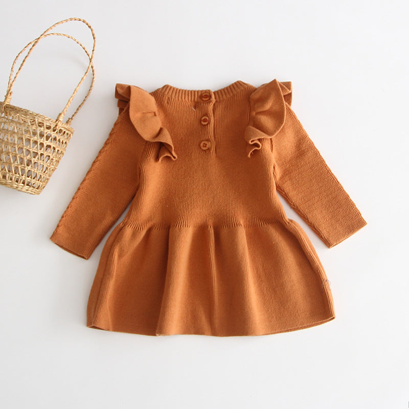 Anastacia Winter Dress | Chestnut