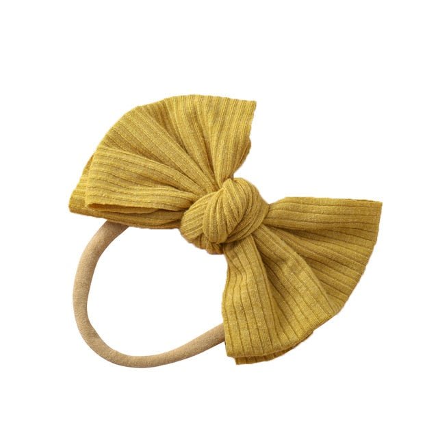 Mini Rib Headband | Mustard