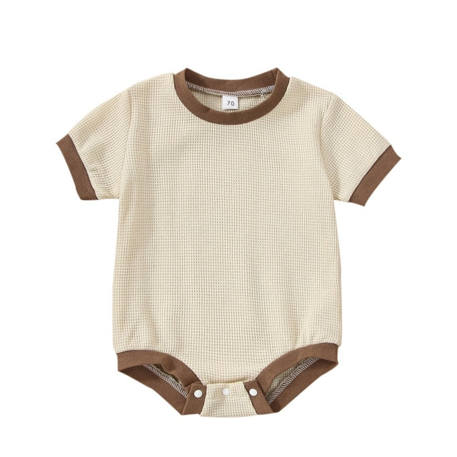 Lenox Waffle Bodysuit | Brown